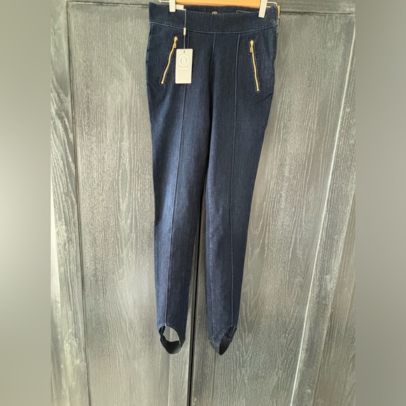 BOGNER Stirrup Jeans Size 27- XS High Waist, Slim Fit for Women Gold Zipper NWT - Picture 14 of 14